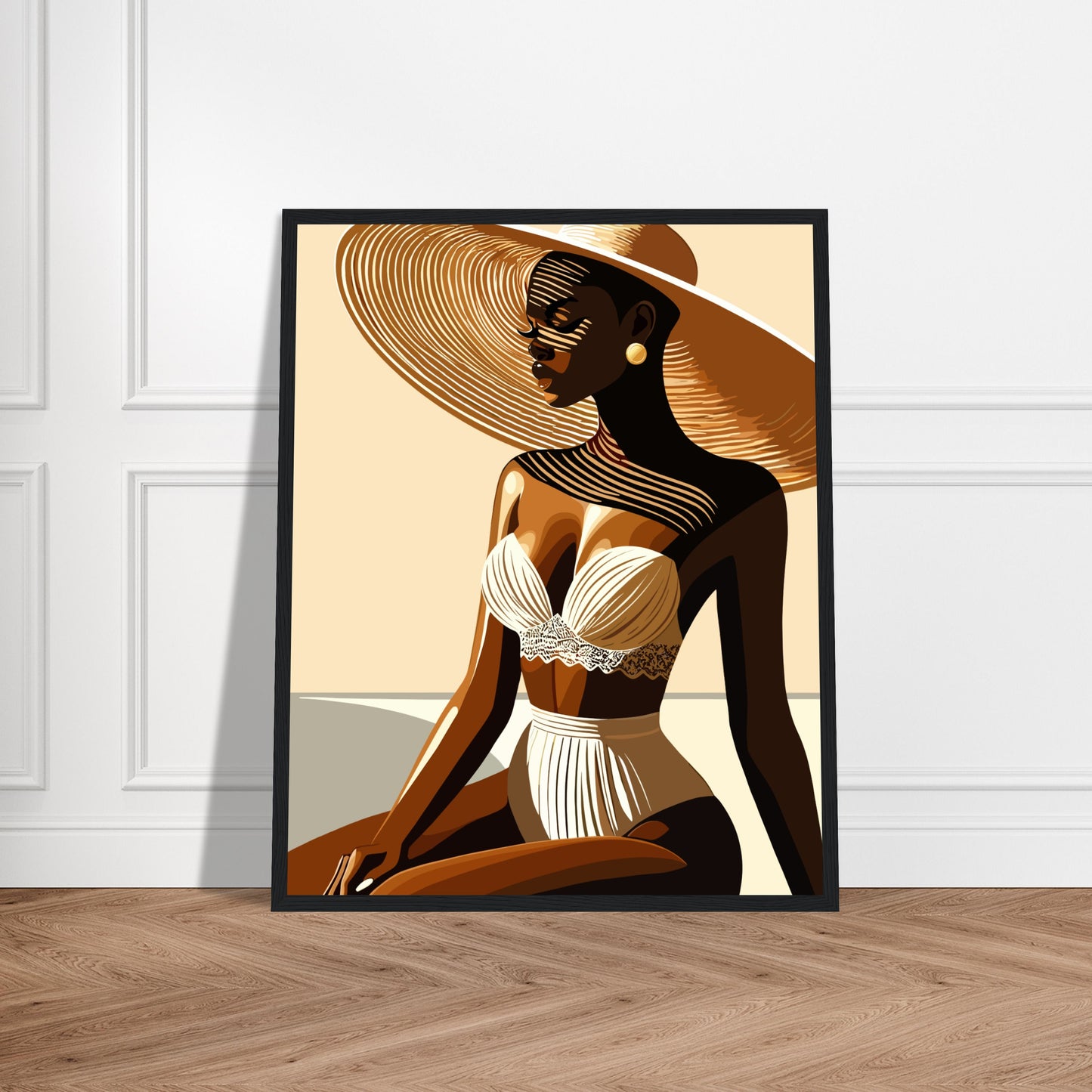 Ebony sun - art poster